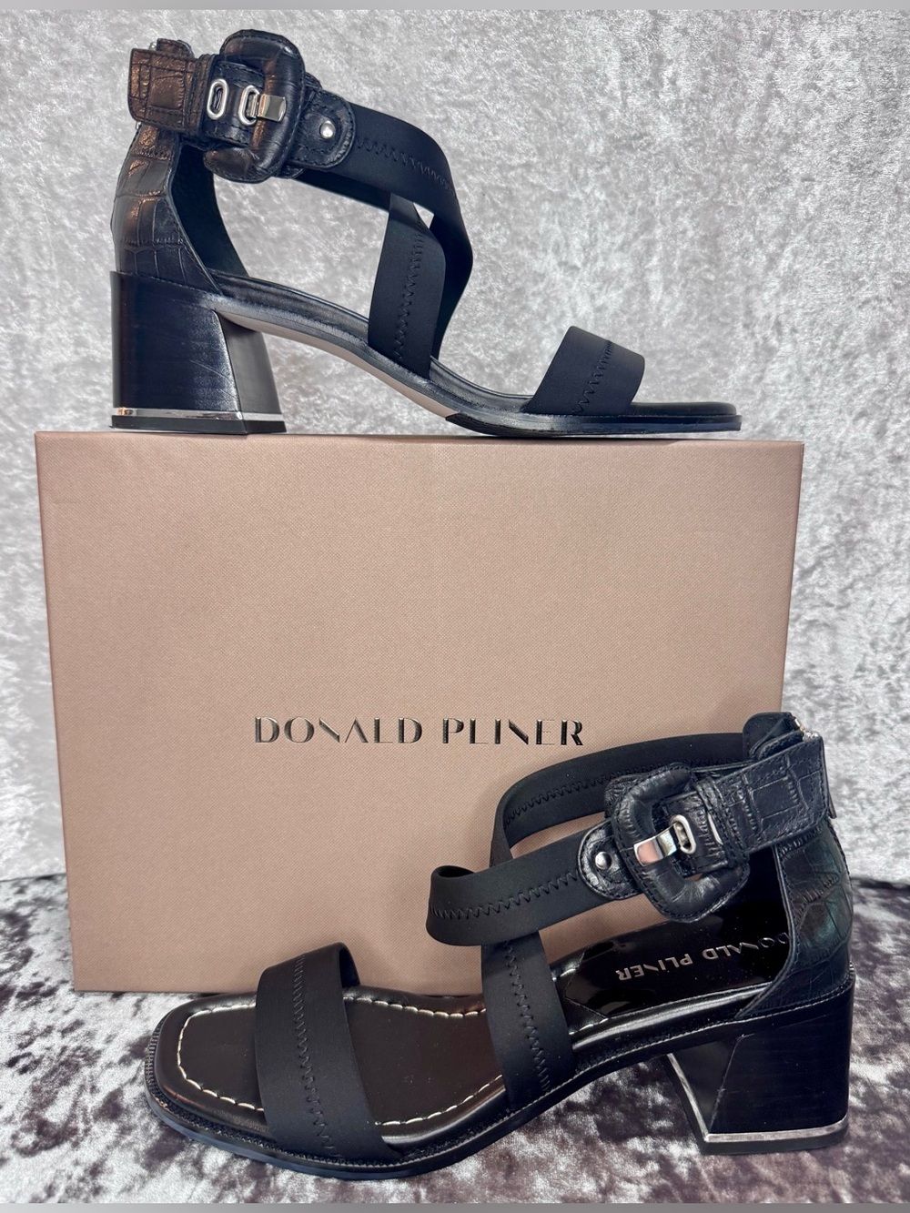 Donald Pliner Helen Strap Block Sandal